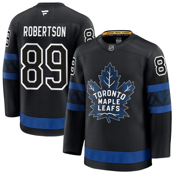 Men's Toronto Maple Leafs x drew house #89 Nicholas Robertson Fanatics Black Alternate Reversible Next Gen Jersey Men's Toronto Maple Leafs x drew house #89 Nicholas Robertson Fanatics Black Alternate Reversible Next Gen Jersey